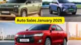 Tata motors Vs Hyundai India Vs Maruti Suzuki auto sales for january 2025