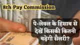 8th pay commission salary hike calculator 7th vs 8th cpc fitment factor