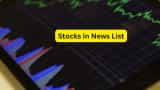 Stocks in news today today top 10 shares list for trading and investing