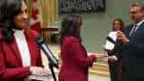 Who is anita anand canadas foreign minister who take oath with hindu granth bhagavad gita