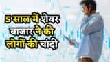 Indian stock market gave 18 percent annual return over five years, beating other global markets including China