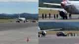 Serious accident at Milan Bergamo Airport, a person passed by a plane, in a moment the engine pulled him inside itself