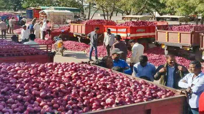 Onion price news today:790 tonnes of imported onions reach India, some sent to Andhra Pradesh and Delhi