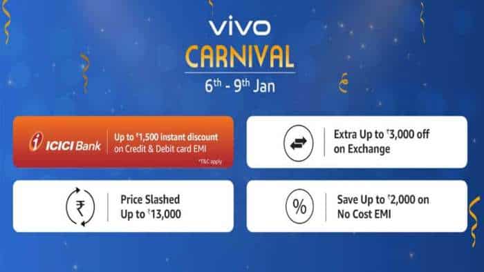 Amazon Vivo Carnival offer, buy new smartphone in huge discount, upto 13,000