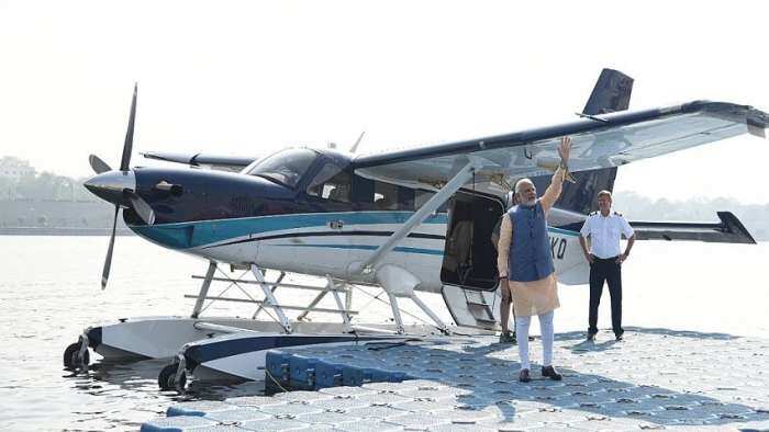 India's first seaplane service start date from Statue of Unity to Sabarmati in Gujarat, PM Modi