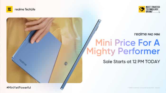 Realme Pad mini and Buds Q2s first sale starts today noon check Price, features, availability, discounts & offers