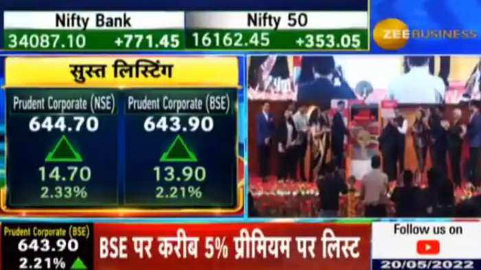 Prudent Corporate Listing: 5% प्रीमियम के साथ बाजार में की एंट्री, 660 रुपए हुआ लिस्ट, जानिए डिटेल्स