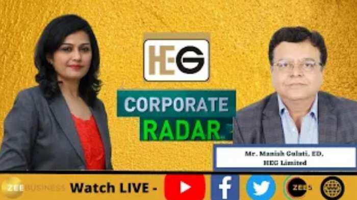 Corporate Radar: ज़ी बिज़नेस के साथ बातचीत में HEG ED मनीष गुलाटी