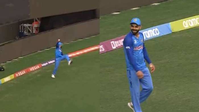 Virat Kohli catch video IND VS AUS warm up match highlights