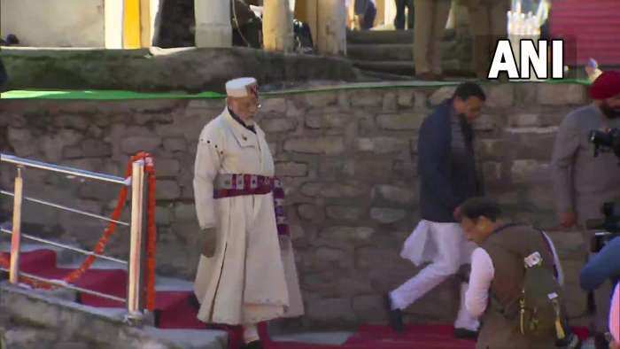 Prime Minister Narendra Modi reaches Kedarnath temple in Uttarakhand