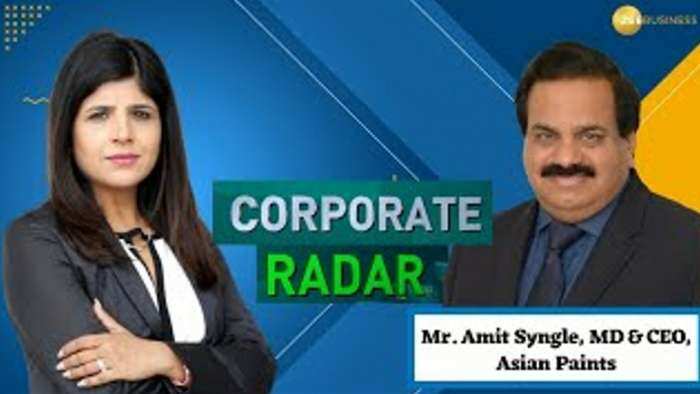 Corporate Radar: ज़ी बिज़नेस के साथ खास बातचीत में Asian Paints के MD और CEO, अमित सिंगल