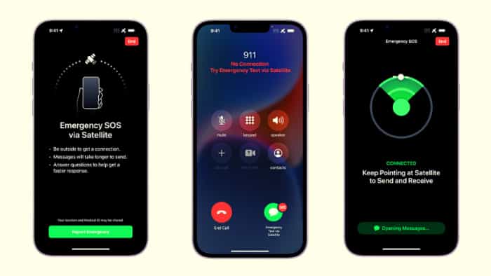 Apple iPhone 14 how emergency sos via satellite connectivity feature works check availablity 
