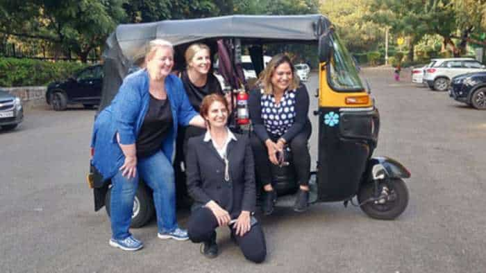 four us diplomate drives personalised auto-rickshaws on delhi road know what is the reason behind trending viral news 