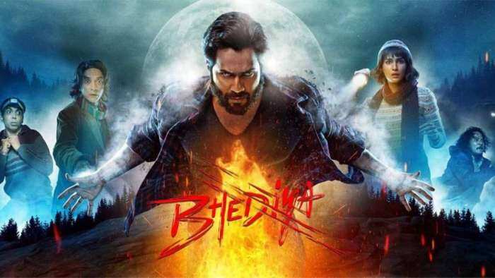 Bhediya Review stunning vfx power packed performance Varun Dhawan Kriti Sanon Abhishek Banerjee Deepak Dobriyal bollywood latest news