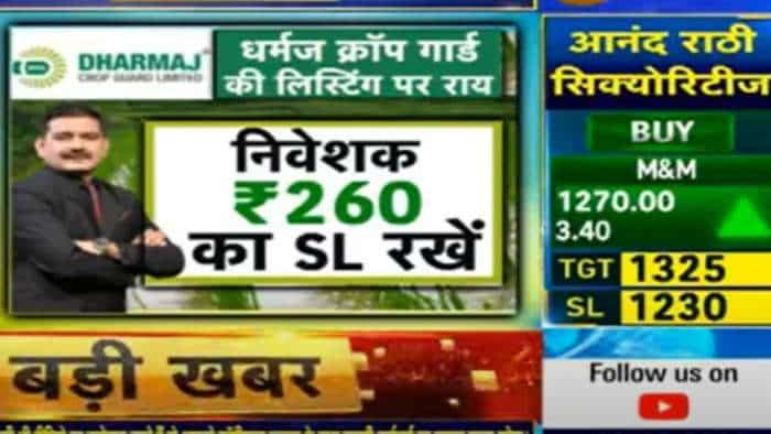 Dharmaj Crop Guard Listing with 12 percent premium Anil Singh take on it