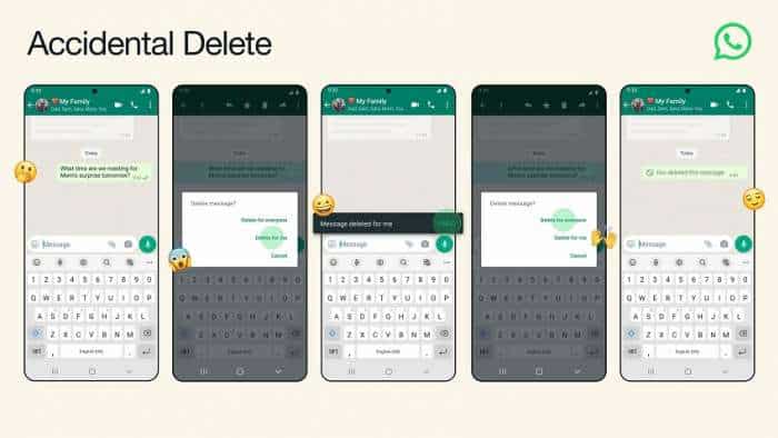 whatsapp new feature annouce new undo for delete for me button for 5 seconds here you know how to use this feature