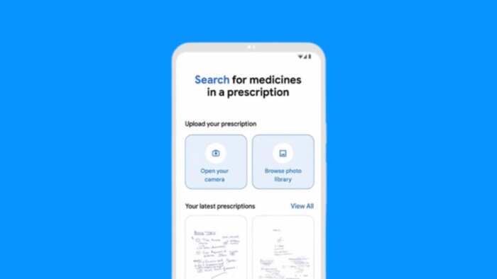 google launched its new feature to read doctors prescription using artificial intelligence