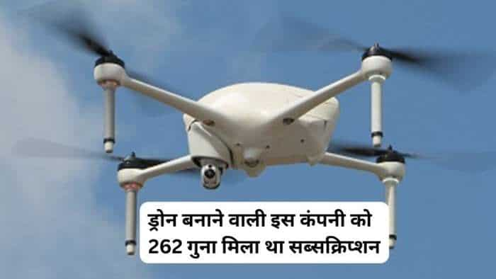 Droneacharya Aerial IPO listing investors money double subscribed 262 times Backed by Bollywood superstars Aamir Khan and Ranbir Kapoor