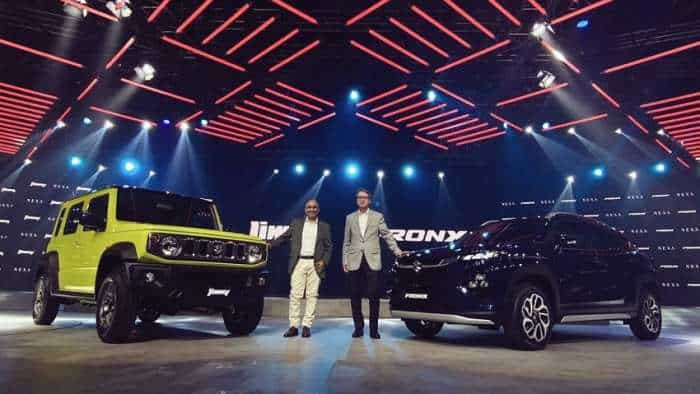 Auto Expo 2023: Maruti Suzuki unveils off-road SUVs JIMNY and FRONX on second day in a motor show, check details here