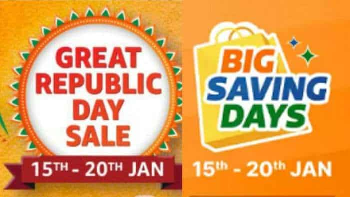 Amazon Great Republic Day and Flipkart big saving days sale 2023 off up to 80 percent from 15-20 January up to 10 percent instant discount on sbi citi bank icici bank credit debit card 