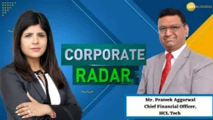 Corporate Radar: ज़ी बिज़नेस के साथ खास बातचीत में HCL Tech के CFO, प्रतीक अग्रवाल