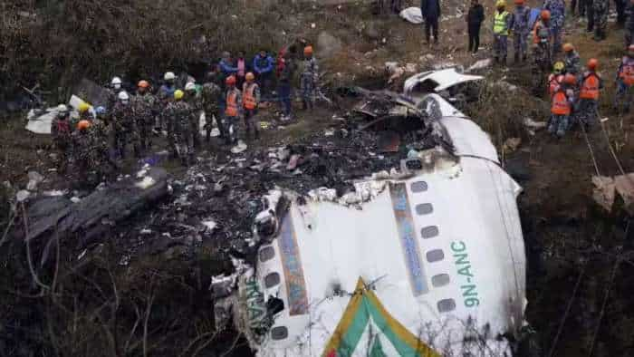 Nepal Plane Crash Photos see dangerous scene of nepal plane crash in pictures 68 people died so far