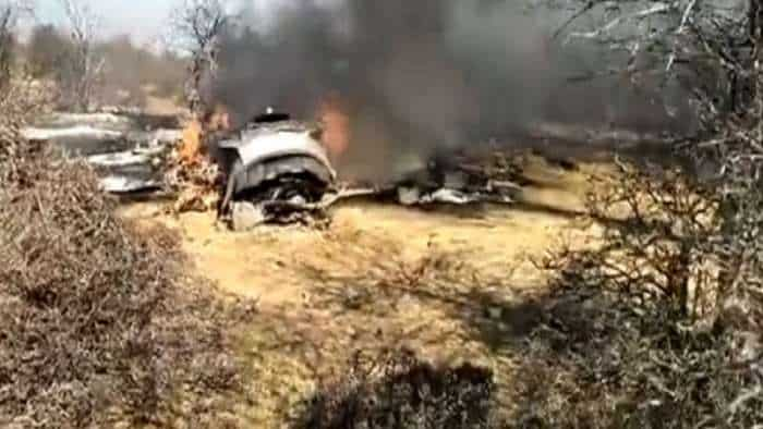 A Sukhoi-30 and Mirage 2000 aircraft crashed near Morena Madhya Pradesh a pilot died Search and rescue operations launched