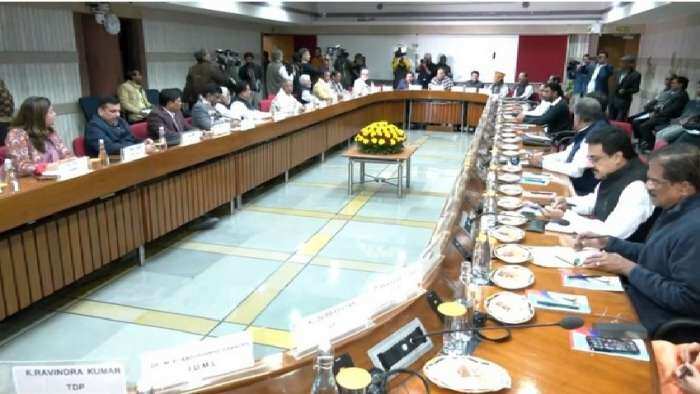 Budget session beginning Jan 31 to be stormy congress sp not in all-party meeting in Parliament 