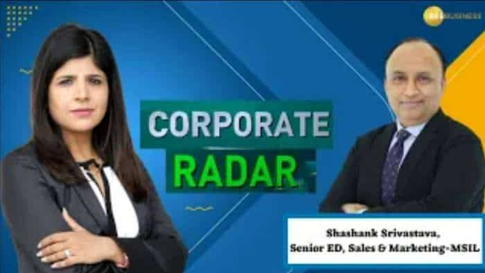 Corporate Radar: ज़ी बिज़नेस के साथ खास बातचीत में Maruti Suzuki के सीनियर ED, शशांक श्रीवास्तव