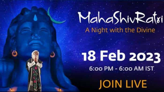 MahaShivRatri 2023 Isha Foundation Sadhguru Shivratri Live President Droupadi Murmu to join celebrations sadhguru live streaming