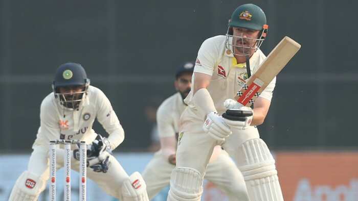 ind vs aus 2nd test day 2 report australia scores 61 for 1 in second innings team india all out on 262 rohit sharma pat cummins delhi