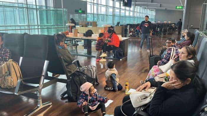 300 Indian air passengers troubled for 12 hours at Stockholm airport, not getting any satisfactory answer from Air India