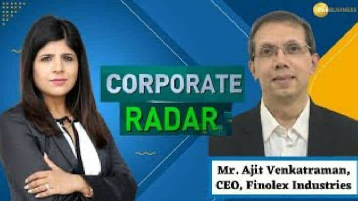 Corporate Radar: ज़ी बिज़नेस के साथ खास बातचीत में Finolex Industries के CFO, अजीत वेंकटरमण