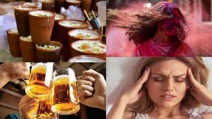 Holi Celebration 2023 home remedies to remove Alcohol and bhang hangover after holi party