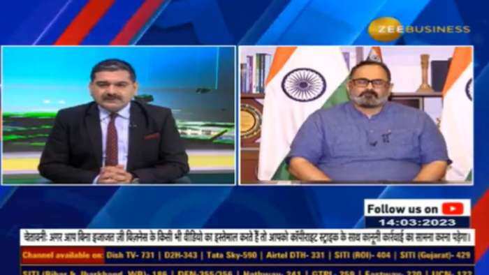 Silicon valley Bank crisis Indian startups deposit in SVB contagion for indian banking system Rajeev Chandrashekhar talks to zee business