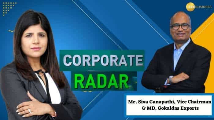 Corporate Radar: ज़ी बिज़नेस के साथ खास बातचीत में Gokaldas Exports के VC & MD, शिव गणपति