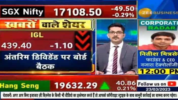 Stocks in News today 23rd march 2023 IGL PFC Metro Brands Hero MotoCorp Tata Motors share in focus check here full list