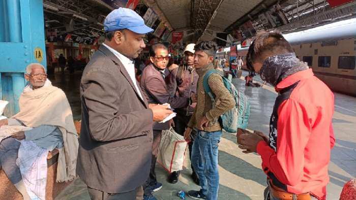 indian railways east central railway rpf took action against passengers who travel in reserved coaches for women and physically disabled persons