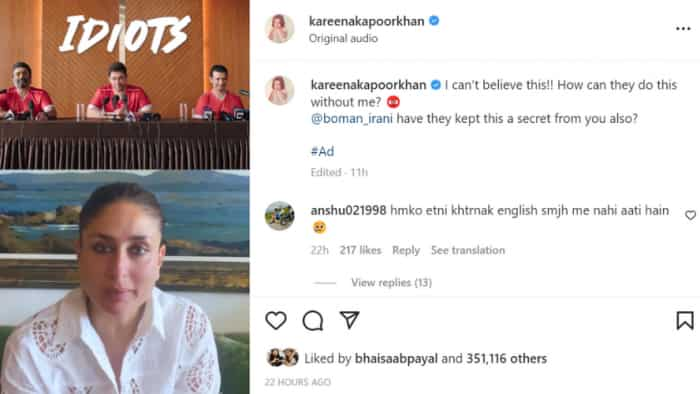 3 Idiots Sequel may come soon Kareena kapoor shared a video clip regarding this on official instagram account video viral on social media