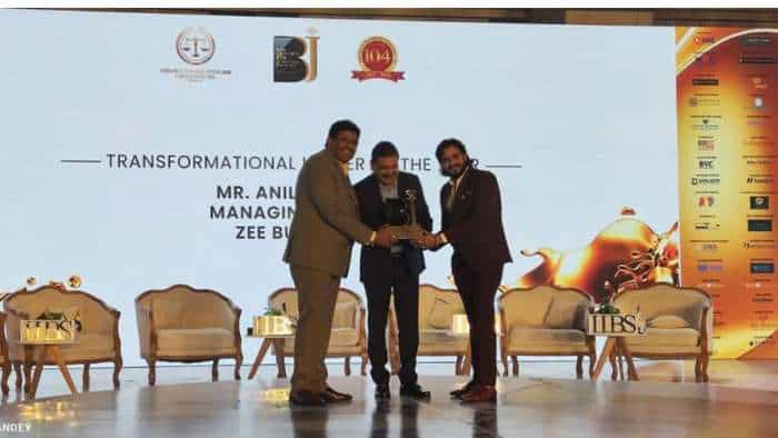 Zee Business Bags four awards at India International Bullion Summit Managing Editor Anil Singhvi Transformational Leader of the year