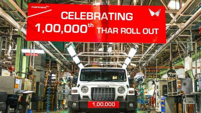 mahindra thar achieves production milestone of 100000 today here you know all specifications and features