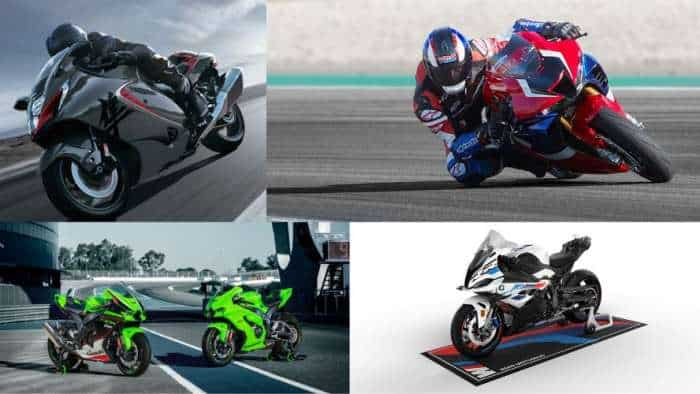 suzuki hayabusa kawasaki ninja ZX 10R Honda CBR1000RR suzuki GSK R1000R BMW S 1000 RR and many more under 20 lakh rupees 