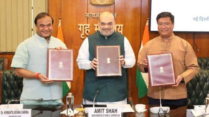 Assam-Arunachal Border Dispute solved after 51 years Home minister amit shah agreement between Assam and Arunachal Pradesh