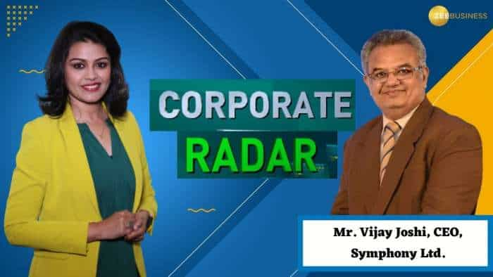 Corporate Radar: ज़ी बिज़नेस के साथ खास बातचीत में Symphony Ltd के CEO, विजय जोशी