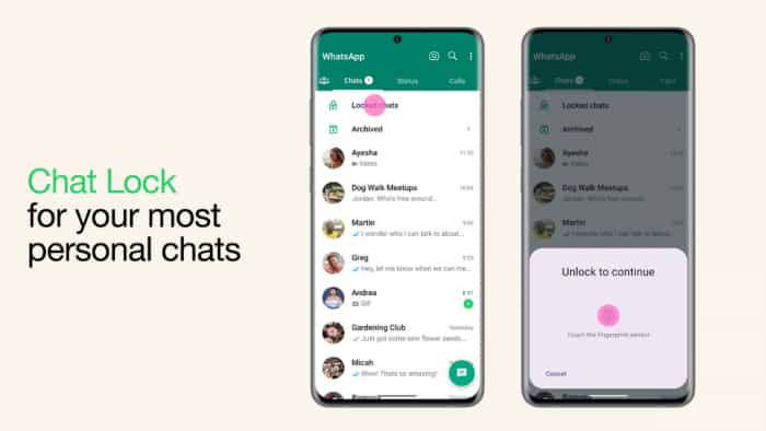 WhatsApp launched Lock Chat feature to allow users to lock and hide private conversation here how to use 