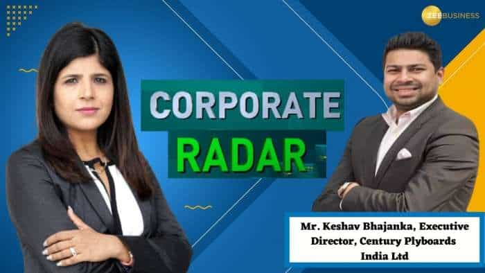 Corporate Radar: ज़ी बिज़नेस के साथ खास बातचीत में Century Plyboards India Ltd के एग्जिक्यूटिव डायरेक्टर,  केशव भजनका