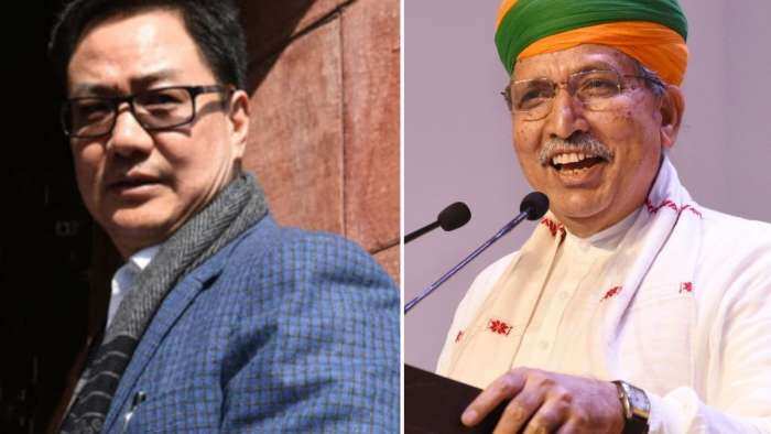 Modi Cabinet Reshuffle Arjun Meghwal replaces Kiren Rijiju as the Law Minister while Rijijiu assigned Ministry of Earth Sciences