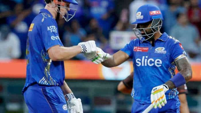 IPL 2023 Mumbai Indians Vs Sunrisers Hyderabad match highlights SRH vs MI match 69 Wankhade stadium Mumbai cricket scorecard points table match report