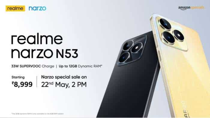 Realme Narzo N53 Special Sale starts today HDFC ICICI bank users can get upto 1000rs discount check offers