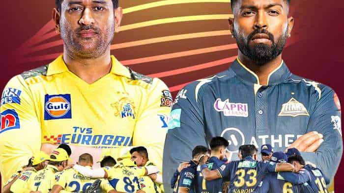 csk vs gt IPL 2023 final live cricket score updates chennai super kings vs gujarat titans full scorecard squad playing XIs pitch report Narendra Modi Stadium Ahmedabad ms dhoni hardik pandya